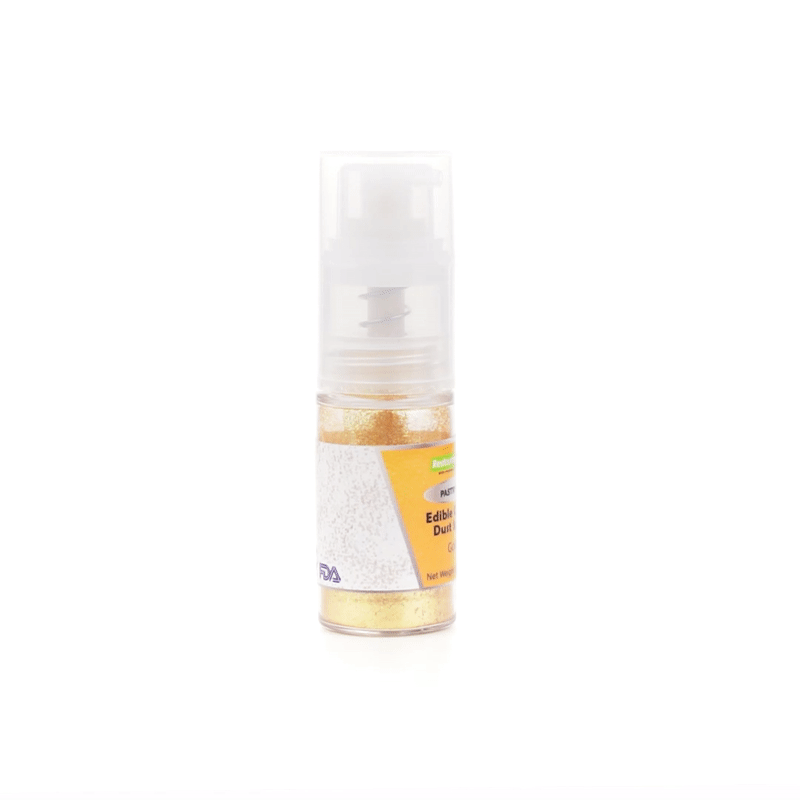 Pastry Tek 5g Gold Edible Glitter Dust Spray - 1 count box
